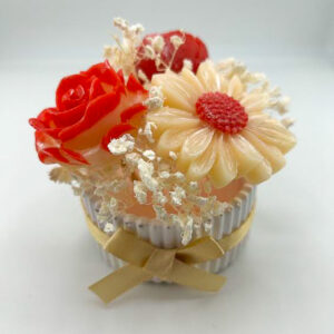 Valentine’s Flower Bouquet Candle