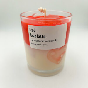 Iced Love Latte Candle