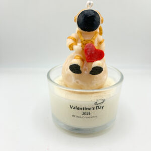 Astronaut Love Candle